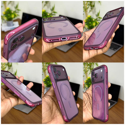 Coque MagSafe Bordures Airbag + Écran Privé Offert– iPhone 18 & 17 Pro / Pro Max