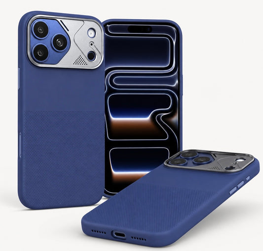 Coque MagSafe Aegis – Silicone Premium Cadre Métal | iPhone 17 Pro & 17 Pro Max