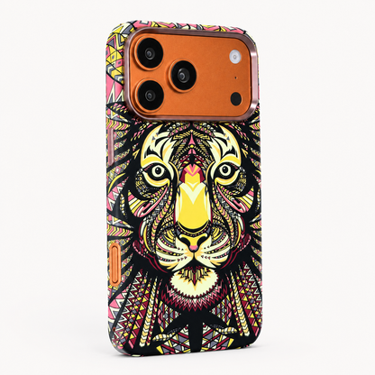 Coque Premium Tigre Aztèque — Design Exclusif | 🎁 Protection Écran OFFERTE