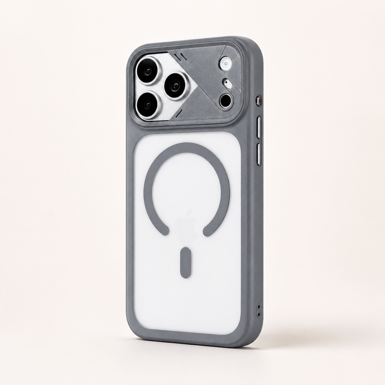 Cover Slide Pro iPhone 17 Pro – coloris Noir avec cache caméra coulissant