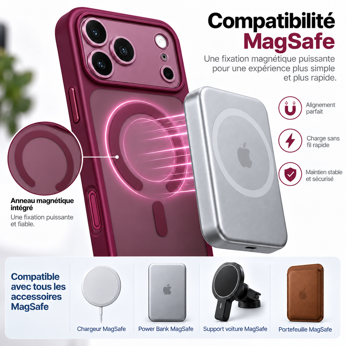 Coque AURORA MagSafe – iPhone 18 & 17