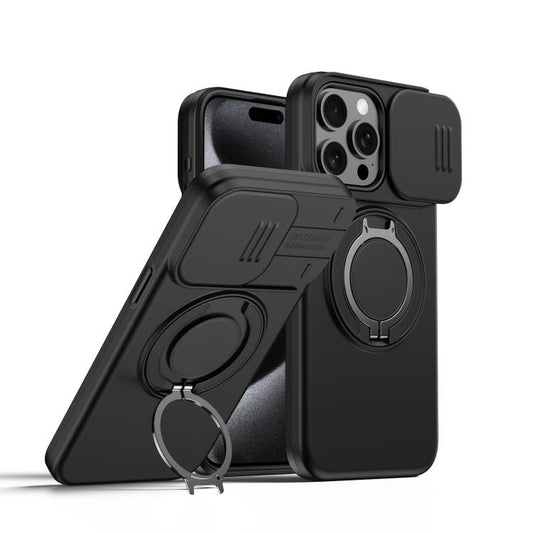 Coque Anneau & Support 360° – Cache Caméra + Protection Écran Privée OFFERTE 🎁