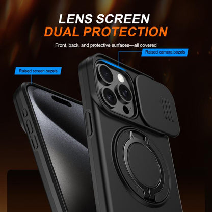 Coque Anneau & Support 360° – Cache Caméra + Protection Écran Privée OFFERTE 🎁