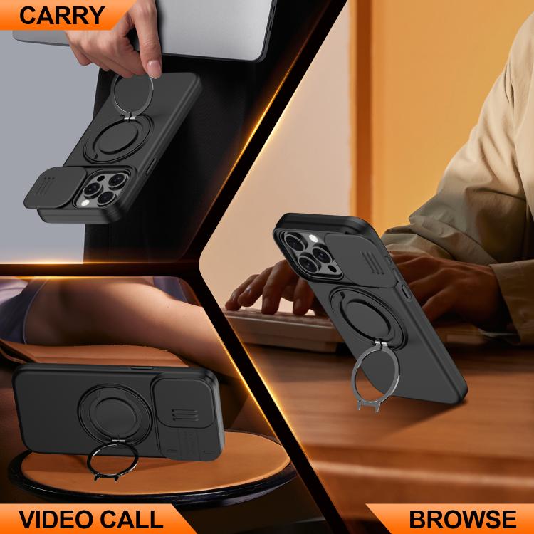 Coque Anneau & Support 360° – Cache Caméra + Protection Écran Privée OFFERTE 🎁