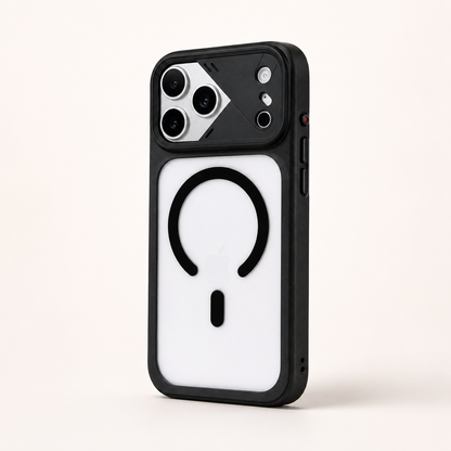 Cover Slide Pro iPhone 17 Pro – coloris Orange MagSafe