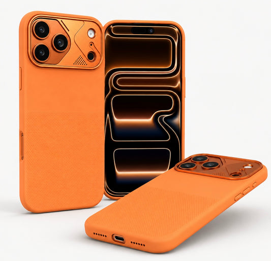 Coque MagSafe Aegis – Silicone Premium Cadre Métal | iPhone 17 Pro & 17 Pro Max