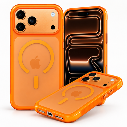 Coque MagSafe Bordures Airbag + Écran Privé Offert– iPhone 17 Pro & 17 Pro Max