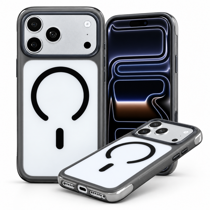 Coque MagSafe Bordures Airbag + Écran Privé Offert– iPhone 17 Pro & 17 Pro Max