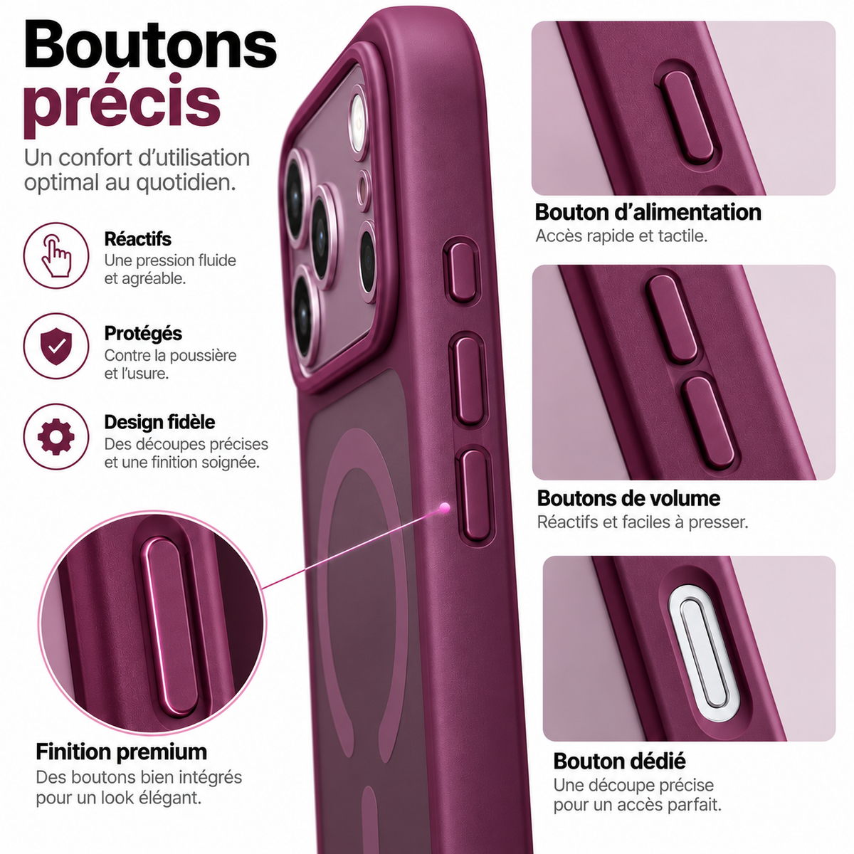 Coque AURORA MagSafe – iPhone 18 & 17