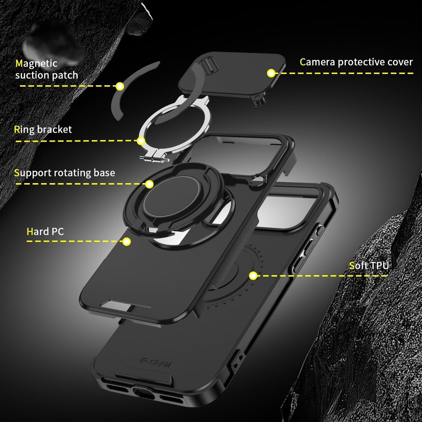 Coque VisionShield — Cache-Caméra & Anneau Magnétique 360°+ PROTECTION ECRAN PRIVEE OFFERTE 🎁
