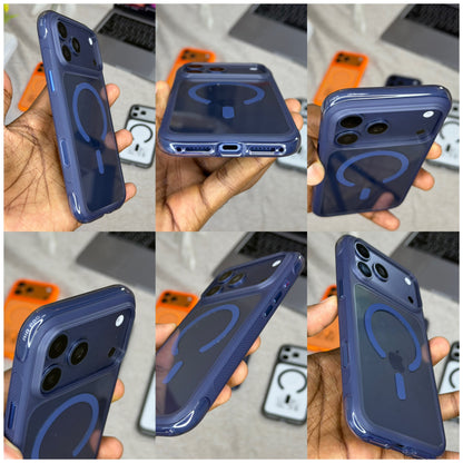 Coque MagSafe Bordures Airbag + Écran Privé Offert– iPhone 17 Pro & 17 Pro Max