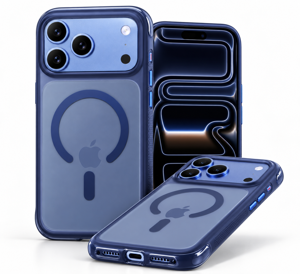 Coque MagSafe Bordures Airbag + Écran Privé Offert– iPhone 18 & 17 Pro / Pro Max