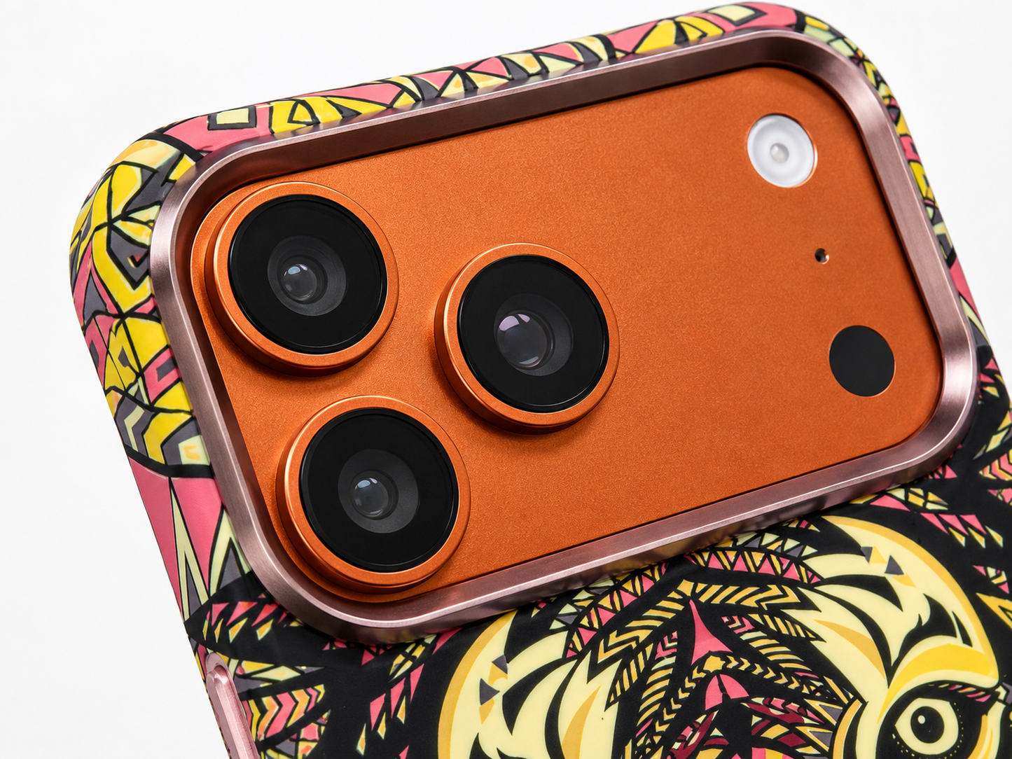 Coque Premium Tigre Aztèque — Design Exclusif | 🎁 Protection Écran OFFERTE