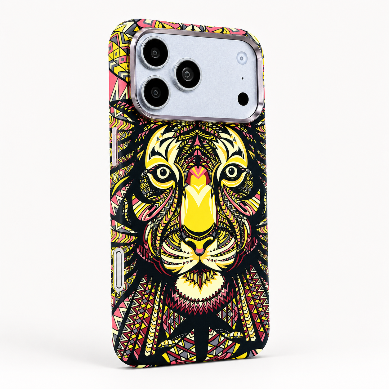 Coque Premium Tigre Aztèque — Design Exclusif | 🎁 Protection Écran OFFERTE