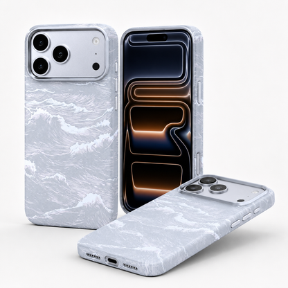 Coque Vagues Océan | iPhone 17 Pro & 17 Pro Max + Protection Camera 🎁